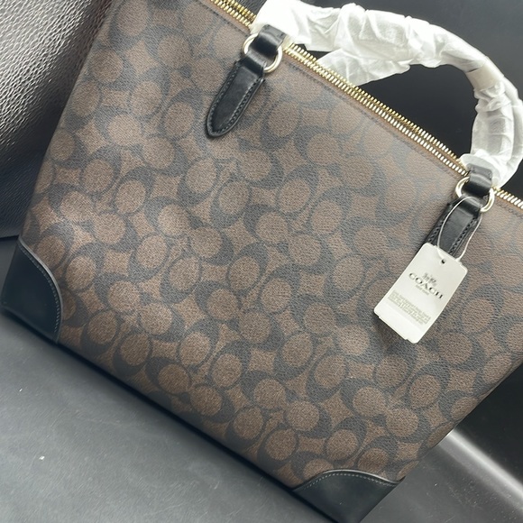 NEW COACH  TOP-HANDLE SATCHEL - Picture 6 of 8